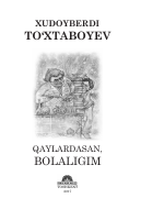 Qaydasan, bolaligim [@kitoblar1].PDF